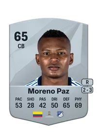 Alex Moreno Paz Common 65 Overall Rating