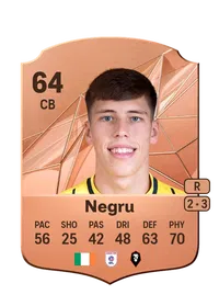 Stephan Negru Rare 64 Overall Rating