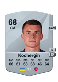 Vladyslav Kochergin Common 68 Overall Rating