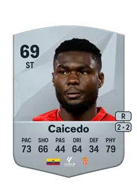 Jordy Caicedo Common 69 Overall Rating