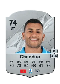 Walid Cheddira Rare 74 Overall Rating