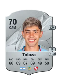 Santiago Toloza Rare 70 Overall Rating