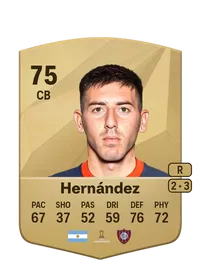 Gastón Hernández Common 75 Overall Rating