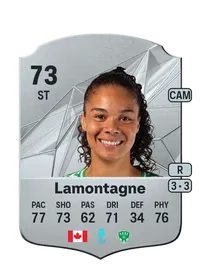 Alexandria Lamontagne Rare 73 Overall Rating