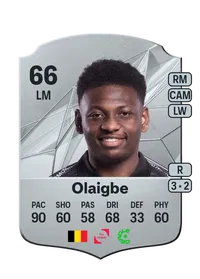 Kazeem Olaigbe Rare 66 Overall Rating