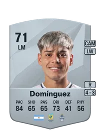 Benjamín Domínguez Common 71 Overall Rating