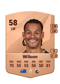 Will Wilson Common 58 Overall Rating