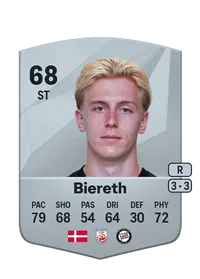 Mika Biereth Common 68 Overall Rating