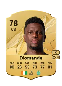 Ousmane Diomande Rare 78 Overall Rating