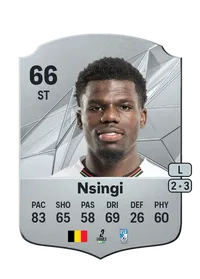 Nachon Nsingi Rare 66 Overall Rating