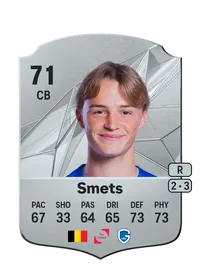 Matte Smets Rare 71 Overall Rating