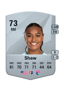 Jaedyn Shaw Common 73 Overall Rating