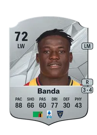 Lameck Banda Rare 72 Overall Rating