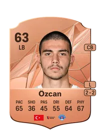 Yasin Özcan Rare 63 Overall Rating