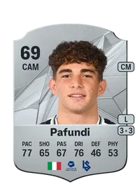 Simone Pafundi Rare 69 Overall Rating