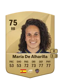 María De Alharilla Common 75 Overall Rating