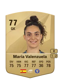 María Valenzuela Common 77 Overall Rating