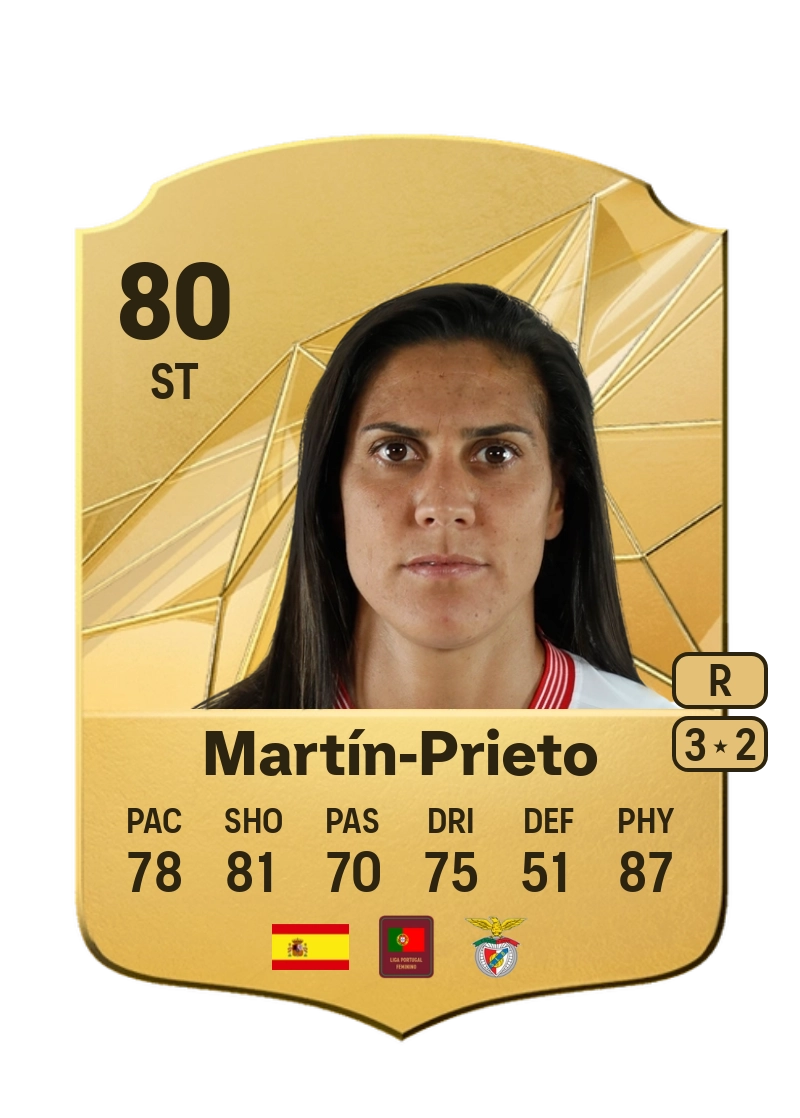 Martín-Prieto Rare 80 Overall Rating