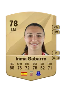 Inma Gabarro Common 78 Overall Rating