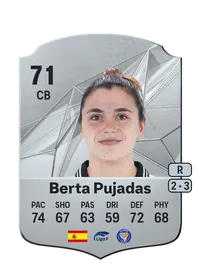 Berta Pujadas Rare 71 Overall Rating