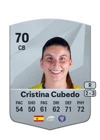 Cristina Cubedo Common 70 Overall Rating