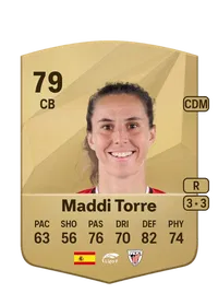 Maddi Torre Common 79 Overall Rating