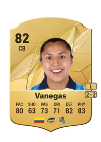 Manuela Vanegas Rare 82 Overall Rating