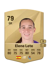 Elene Lete Common 79 Overall Rating