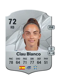 Clau Blanco Rare 72 Overall Rating