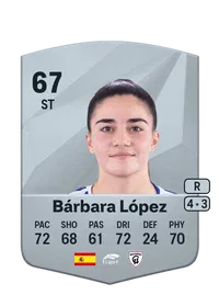 Bárbara López Common 67 Overall Rating