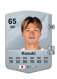 Soichiro Kozuki Common 65 Overall Rating