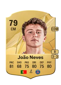 João Neves Rare 79 Overall Rating