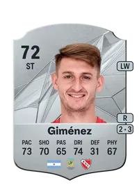 Matías Giménez Rare 72 Overall Rating