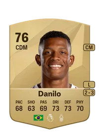 Danilo Common 76 Overall Rating