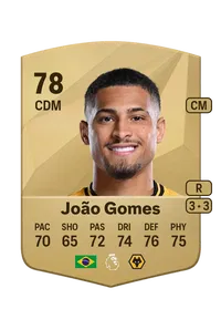 João Gomes Common 78 Overall Rating