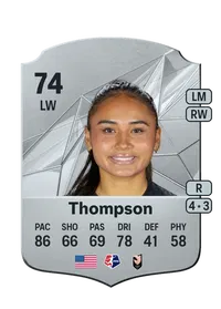 Alyssa Thompson Rare 74 Overall Rating