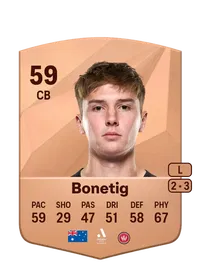 Alex Bonetig Common 59 Overall Rating