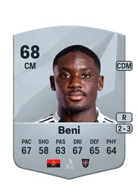 Beni Common 68 Overall Rating