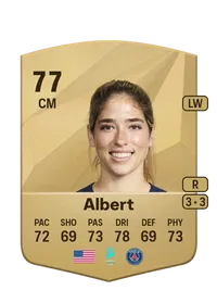 Korbin Albert Common 77 Overall Rating