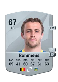 Tuur Rommens Common 67 Overall Rating