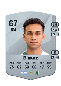 Juan Bisanz Common 67 Overall Rating