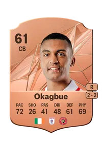 David Okagbue Rare 61 Overall Rating