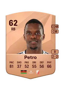 Charles Petro Common 62 Overall Rating