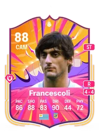 Enzo Francescoli UT Heroes 88 Overall Rating