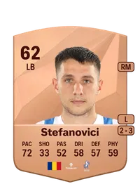 Stefan Stefanovici Common 62 Overall Rating