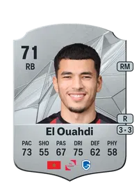 Zakaria El Ouahdi Rare 71 Overall Rating