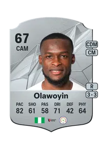 Ibrahim Olawoyin Rare 67 Overall Rating