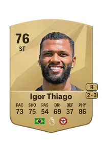 Igor Thiago Common 76 Overall Rating