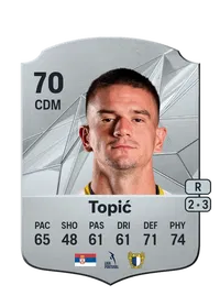 Mirko Topić Rare 70 Overall Rating