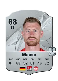 Jannik Mause Rare 68 Overall Rating